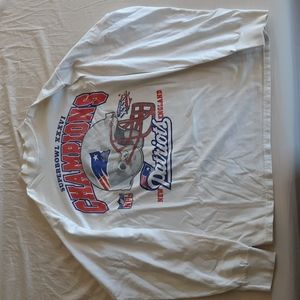 New England Patriots NFL Vtg Super Bowl Champions Long Sleeve Shirt